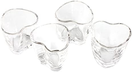 Korejski Soju shot Glasses postavlja Soju Whisky Glass Set u obliku srca 4kom
