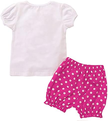 Odasdo Baby Girl Toddler Kids 1. / 2. / 3. / 4. / Peti rođendan Party Cake Samsh Outfit majica + kratke hlače + trake za glavu
