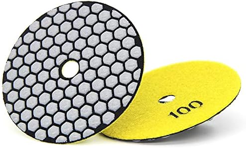3pcs 4 / 100 mm Dijamantni poljski jastučići fleksibilna rezina Bond Diamond brusni disk granitni mramorni keramički kameni kut Poličar