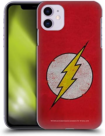 Dizajni za glavu zvanično licencirani Flash DC stripovi u nevolji izgled Logo Hard Back Case kompatibilan sa Apple iPhone 11