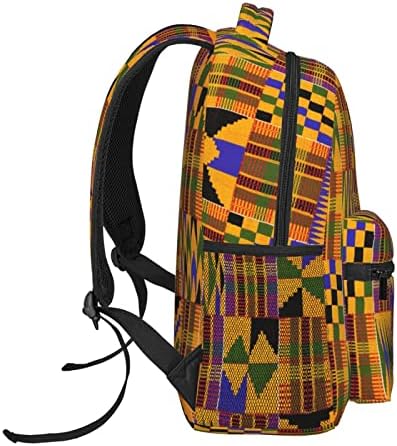 Nolace afrički ispitan ruksak veliki fakultetski ruksak casual torba torbica za putovanja za djevojke dječačke fakultete