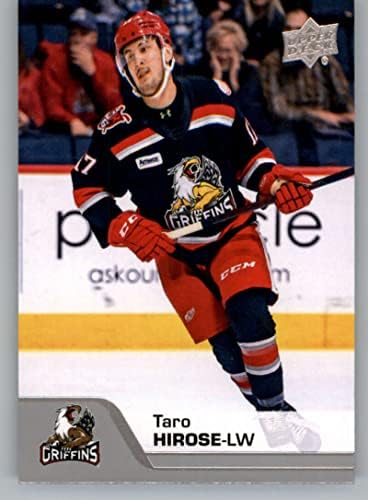 2020-21 Gornja paluba Ahl 134 Taro Hirose Grand Rapids Griffins RC Rookie Hokej Trgovačka kartica
