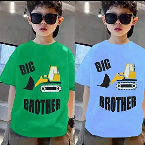 Velika brata košulja Theddler Najava o trudnoći T-majice promovirane u velike bro Tees Boys Ljetni kratki rukav Top 2-7 godina