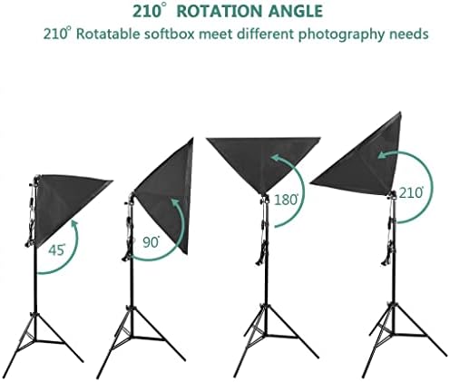 Genigw 2 * 3M pozadinska podrška za podršku Foto studio SoftBox kišobran Kontinuirani komplet za rasvjetu Tkanina Backdrop za video