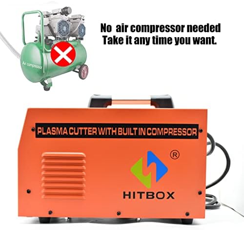 Hitbox 40 amp plazma rezač sa ugrađenim kompresorom za vazduh + zavarivanje kaciga Automatsko tamnerenje