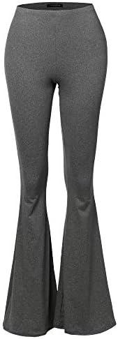 SSOULM ženske rastezljive široke nogavice visokog struka sa zvonastim donjim pantalonama Plus veličine