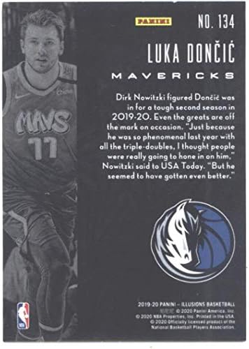 2019-20 Panini iluzije 134 Luka Donsic Dallas Mavericks NBA košarkaška karta NM-MT