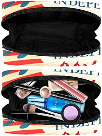 Ujedinjena torba za šminke, američka nezavisnost Dan Party Party Poziv Kozmetika Torba Portable Tote Travel Travel Case Organizator
