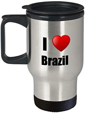 Brazil PUTNIČKA ŠILA ISOLOVANJA I LJUBAV FUNNY poklon Ideja za zemlju Lover Pride Novost Gag kafe čaj od nehrđajućeg čelika 14oz