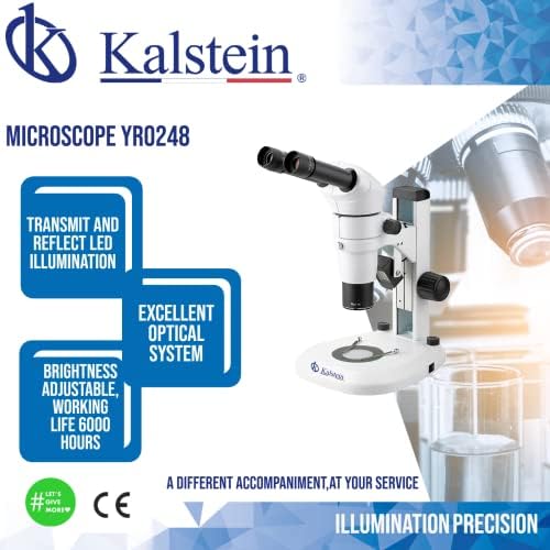 Kalstein Stereo mikroskop veliki zum prenos & Reflect LED osvjetljenje, Svjetlina podesiva sa naprednim funkcijama,udoban, stabilne