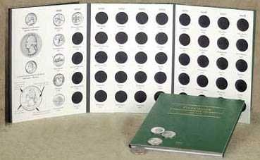 1 D Kompletna 56-novčarska stanja serija serije, D MINT MARK, Littleton State Quart Folder NecrUling