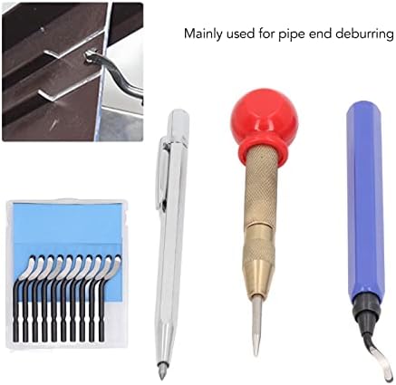 Deburring Kit za alat, čelični rezači za uklanjanje čelika, čelična aluminijska legura s velikom brzinom sa rupama za pisanje olovke za drvo, aluminijum, bakrena plastika
