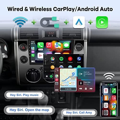[2GB + 32GB] Auto radio za Toyota FJ Cruiser 2007-2014, 9 inčni Android 11 Stepeo zaslon za automatsko dodirnu automobil / Android