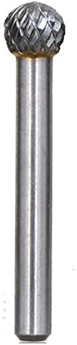 1/4 prečnik rezanja,1/4 prečnik drške karbide Burr rotaciona turpija sferni oblik dvostruki rez za brusilicu za bušilicu za obradu