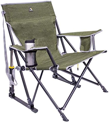 GCI vanjski Kickback Rocker Prijenosna stolica za ljuljanje & Vanjska stolica za kampiranje