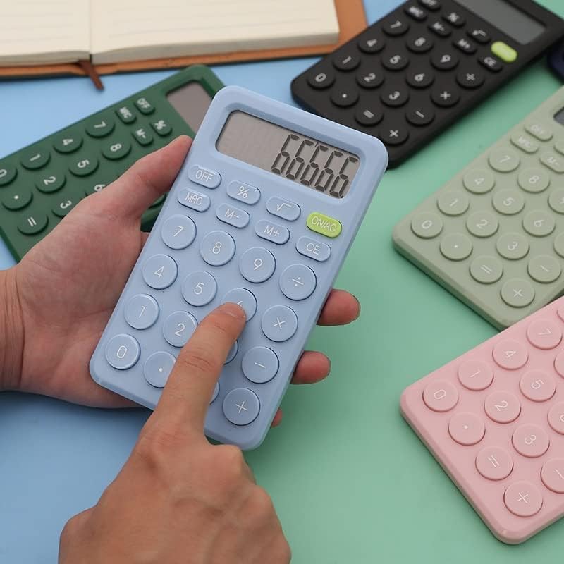 XWWDP 8-znamenkasti stol mini kalkulator Veliki dugme Finansijski računovodstveni alat pogodan za školske studente (boja: E, veličina