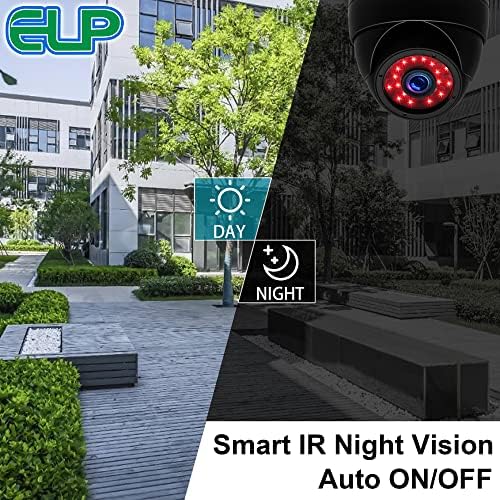 ELP 1megapixel Day Night Vision Indoor & amp;Vanjski CCTV USB kupola kućišta Kamera Vandal-dokaz za kuću i PC industrijske sigurnosti.CCTV