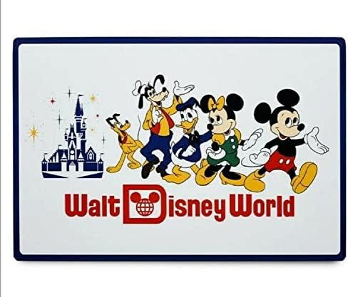 Tematski parkovi Disney parkovi 50. godišnjica trezora dvostrana karta Placemat, Bijela