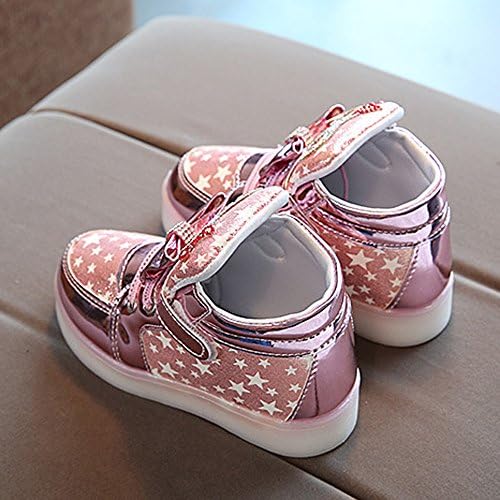 Toddler Baby Fashion Star Svjetlosne djeteta Ležerne prilike Šarene lagane cipele cipele za djecu
