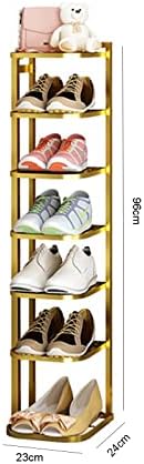 Stalak za obuću Skladištenje Jednostavna vrata ostava zaštita od prašine stalak za cipele 7-sloj nosač za kovano željezo