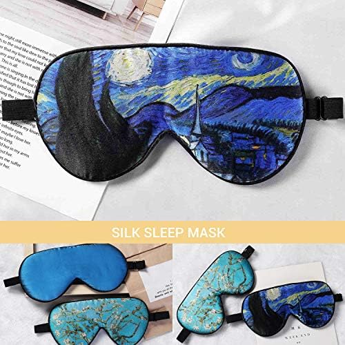 Zimasilk prirodna svilena maska ​​za spavanje za spavanje, podesiva super-glatka maska ​​za meko za spavanje sa torbom