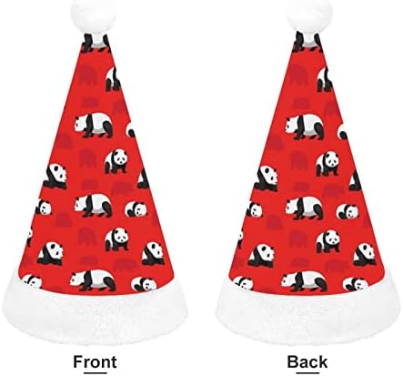 Medvjed Panda Božić šešir meka pliš Santa kapa Funny Beanie za Božić Nova Godina svečana zabava