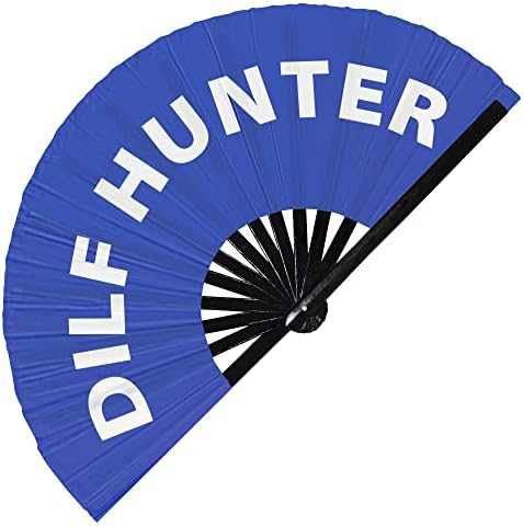 Dilf Hunter ručni ventilatorski ventilatorski ručni ventilator smiješni gag sleng riječi izraze Izjave Pokloni Festival Dodatna oprema