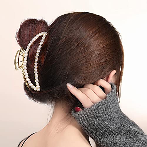4pcs metalne kose kandže šminke za kosu za ženske biserne stezaljke Clip nakit Jednostavna kandžarska šeća za kandžu