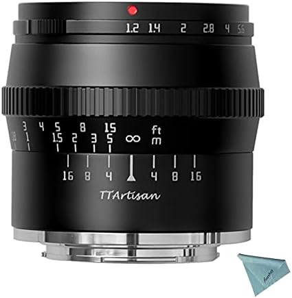 Ttartisan 50mm F1. 2 APS-C kamere objektiv ručni fokus MF kompatibilan sa Canon M Mount M1 M2 M3 M5 M6 M6II M10 M100 M50