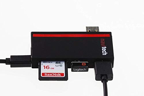 Navitech 2 u 1 laptop/Tablet USB 3.0/2.0 Hub Adapter/Micro USB ulaz sa SD / Micro SD čitačem kartica kompatibilnim sa CHUWI Herobook