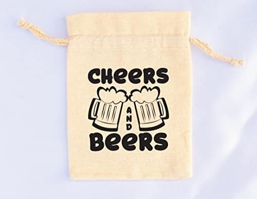 HappyBeeCo Cheers & piva Drawstring torbica Bachelorette Party Favor torbe mamurluk Kit torbe Bachelorette Survival Kit torbe za odrasle