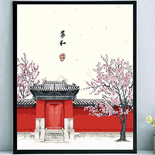 50cm DIY kreativnost digitalna uljana slika kineska soba ručno obojena dekorativna slika