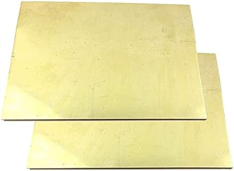 Nianxinn bakar folija H62 mesing Metal tanak Lim folija ploča Roll debljine 0. 5mm 2kom mesingane ploče