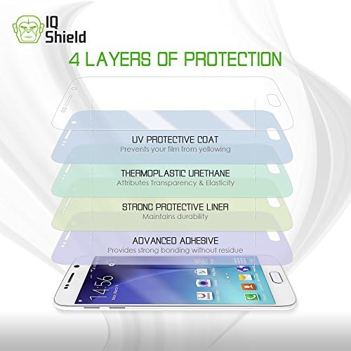 Iqshield zaštitnik ekrana kompatibilan sa Samsung Galaxy Note 10.1 Liquidskin Clear Film protiv mjehurića