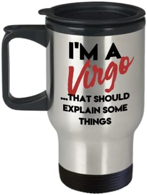 Putna krigla Virgo - Ja sam Djevica, to bi trebalo objasniti neke stvari prenosivi kupac za kafu
