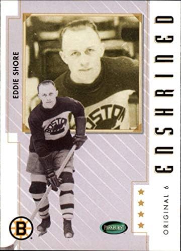 2003-04 2004 Parkhurst Original 6 89 Eddie Shore Boston Bruins Službena NHL hokejaška kartica ITG u igri
