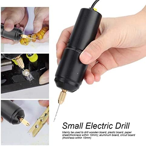 Električna bušilica ručni, prijenosni mini drill Driver Kit, kompaktna DC 5V Micro USB bušilica sa 3 kom bita, 2a napajanje uključeno,