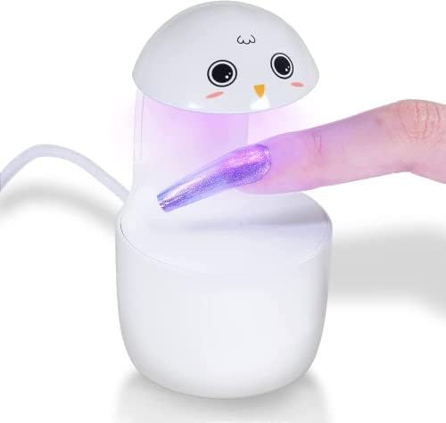 XILAZAB Mini UV LED lampa za nokte lampa za nokte Mini UV svjetlo za nokte 180°dizajn koji se otvara sušilica za nokte brzo suši Gel