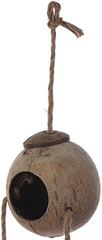 Prirodni kokosovi skriveni ptice igračke dekorativne ptičje gnezdne kaveza sa ljestvicom