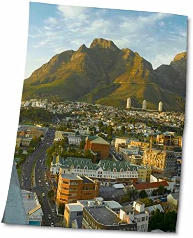 3Droza Cape Town Cityscape sa stolnom planinom, zapadnom rt, Južnoj Africi. - Ručnici