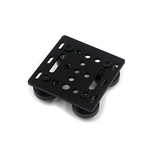 Bitray V ploča točkova za 2020v aluminijumski profil V Style Slot potporna ploča za CNC i 3D delove štampača sa crnim 3D priborom