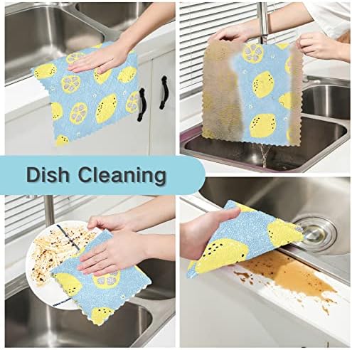 Sinestour limun Kuhinjske posuđe Postavite ručnike za pranje posuđa Apsorpcija krpa za čišćenje Krpe za čišćenje za čišćenje kupaonice