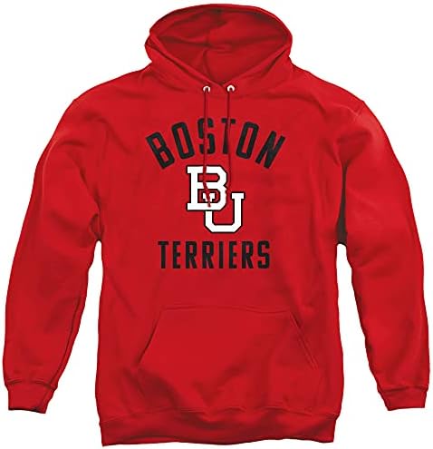 Boston University službeni jedno u boji Terriers Logo Unisex Pull-preko kapuljača