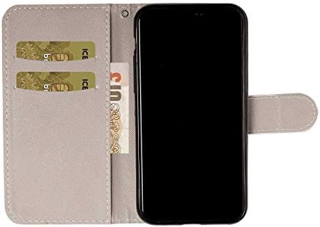 Kožni poklopac kompatibilan sa iPhone 11 Pro max, držači kartice Luksuzni Chickstand Anejpple novčanik za iPhone 11 Pro Max