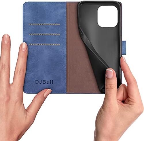 DJBull iPhone 14 Pro 5G 6.1 torbica za novčanik sa【RFID blokiranjem】 držač kreditne kartice, PU kožna futrola za telefon otporna na