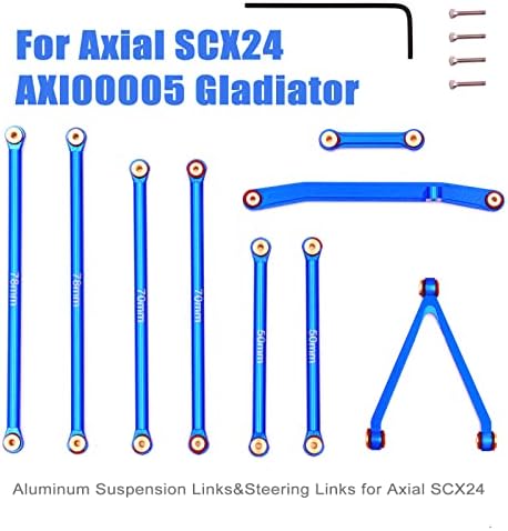 Ziwije vešanje vezanje za upravljanje vezama aluminijum za aksijalni SCX24 Gladijator Axi00005