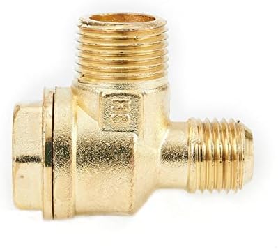1pc 3 priključak za priključak za priključak za provjeru ventila Provjerite ventil cink legura muški navojni konektor za alati za