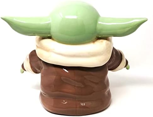 Designware Baby Yoda velika izvajana keramička tegla za kolačiće & amp; poklopac